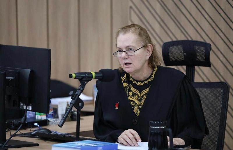 A juíza Mônica Catarina Perri Siqueira, titular da 1ª Vara Criminal de Cuiabá