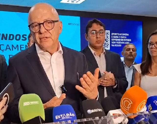 Flávio Bolsonaro (PL) não fez qualquer declaração de apoio ao senador Wellington Fagundes (PL), diz governador Pivetta