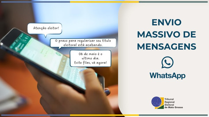 ELEIÇÕES 2026 - Alertas via WhatsApp para os eleitores