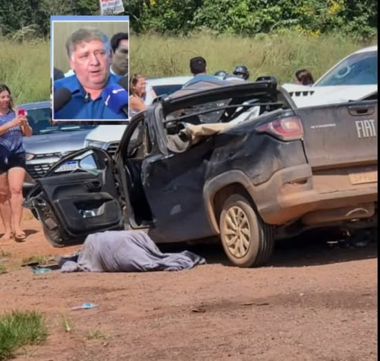 TRAGÉDIA NA RODOVIA: Presidente da câmara de sinop morre em acidente na BR-163
