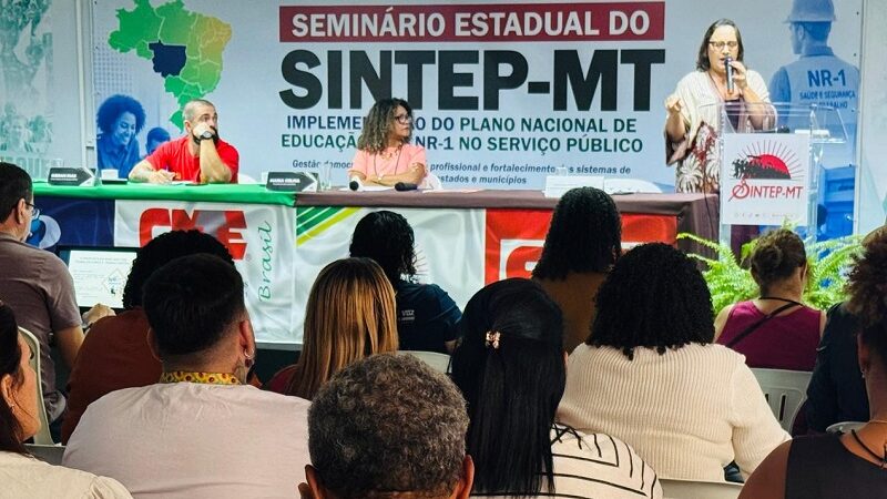 Sintep-MT debate Plano Nacional de Educação e saúde do trabalhador