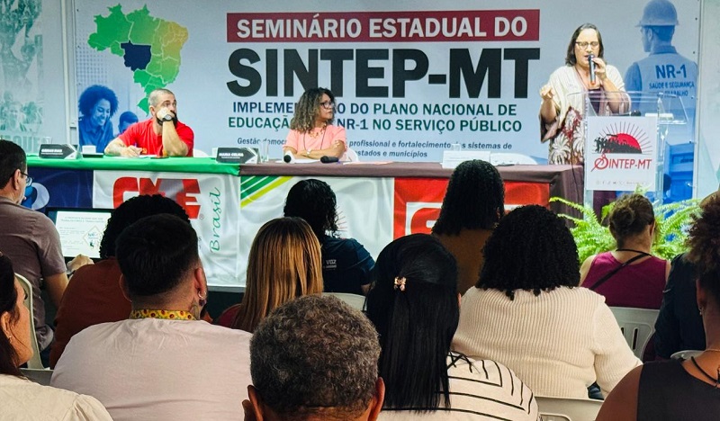 Sintep-MT debate Plano Nacional de Educação e saúde do trabalhador