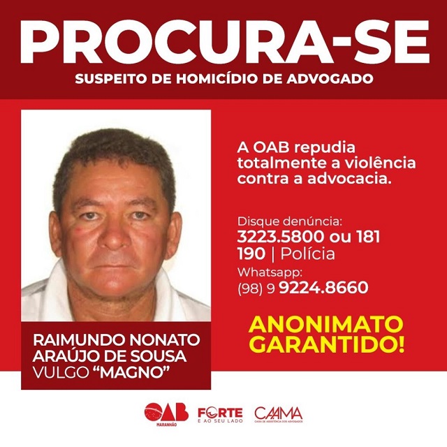 OAB-MT divulga imagem de suposto mandante do assassinato de advogado