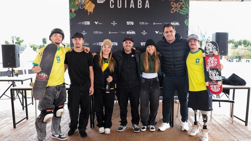 Principais atletas do país destacam qualidade do complexo de skate no Parque Novo Mato Grosso