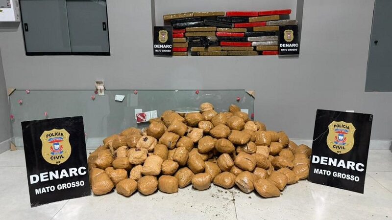 Polícia Civil apreende mais de 150 quilos de maconha em casa no bairro Jardim União