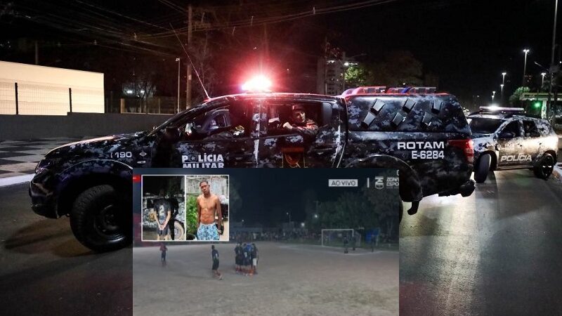 HORA DO LAZER: foragido da Justiça é preso pela Rotam jogando futebol em Cuiabá