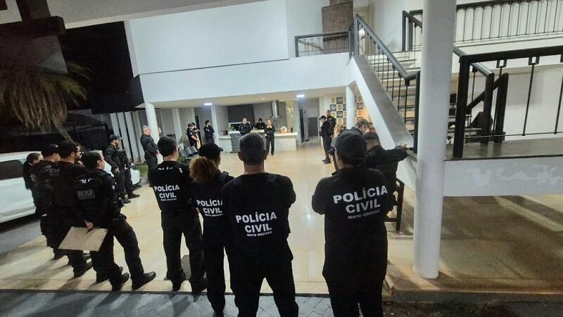Deflagrada pela PJC operação contra facção criminosa que utilizava bingos para lavagem de dinheiro em MT