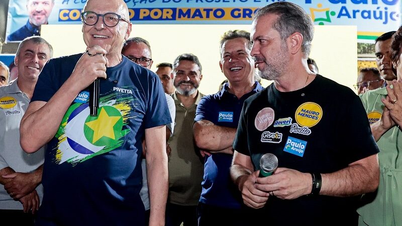 ”TERRA ARRASADA” – Em evento político, Pivetta e Mauro lembram de pegar estado quebrado