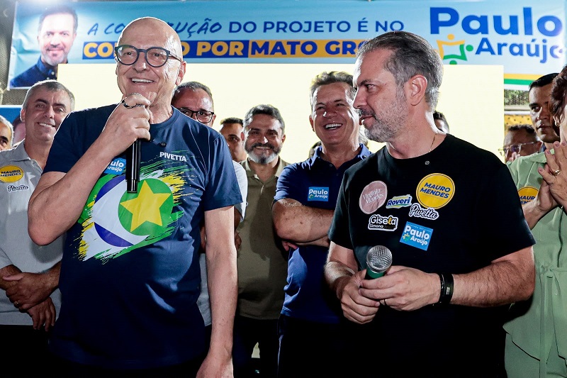 ”TERRA ARRASADA” – Em evento político, Pivetta e Mauro lembram de pegar estado quebrado