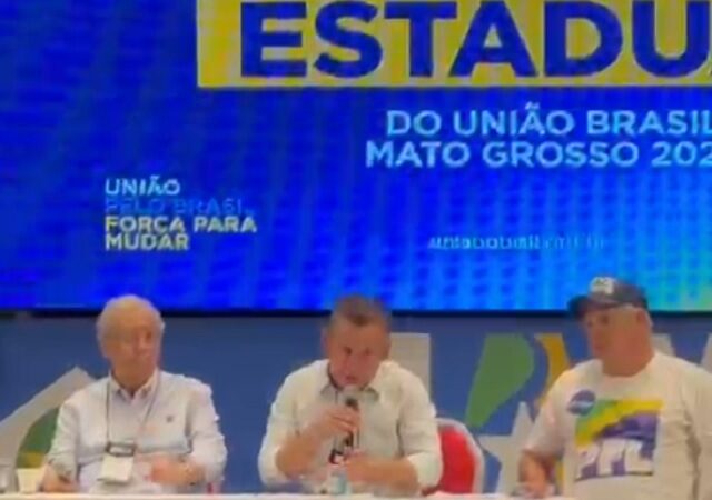 Presidente do União, Mauro Mendes é questionado por correligionários sobre aliança