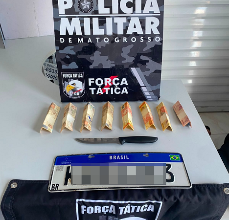 Força Tática prende dois homens suspeitos por roubos a postos de combustíveis em Cuiabá