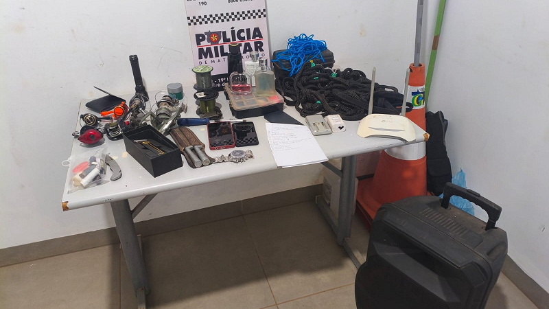 Polícia Militar prende quadrilha suspeita por furtos na zona rural do município