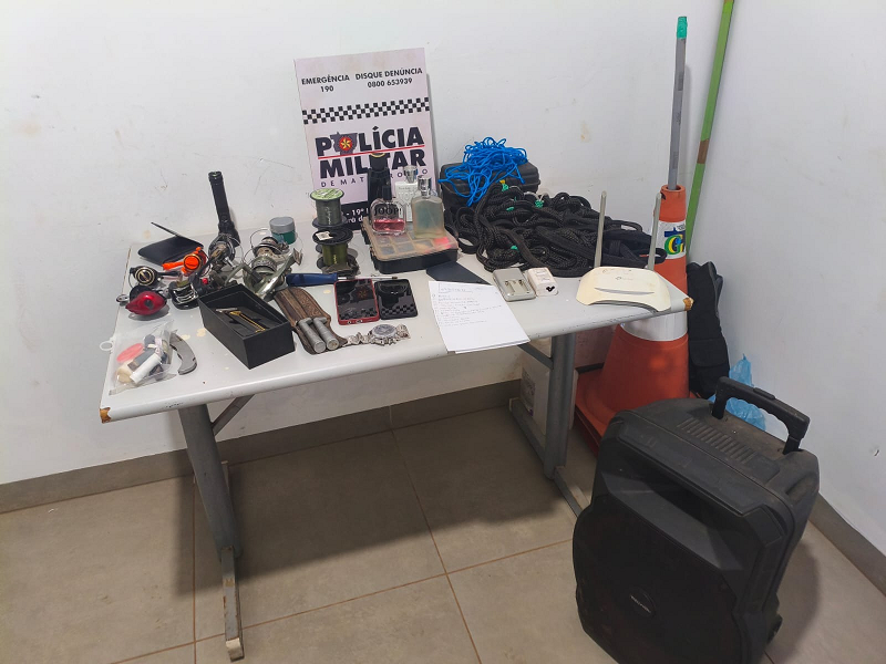 Polícia Militar prende quadrilha suspeita por furtos na zona rural do município