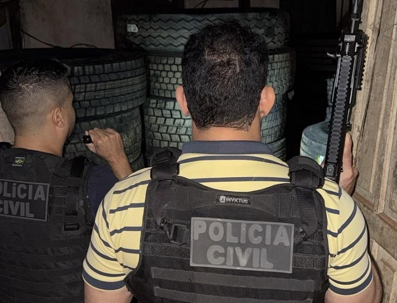 Presos em Várzea Grande integrantes de grupo criminoso de carga de pneus roubada de empresa