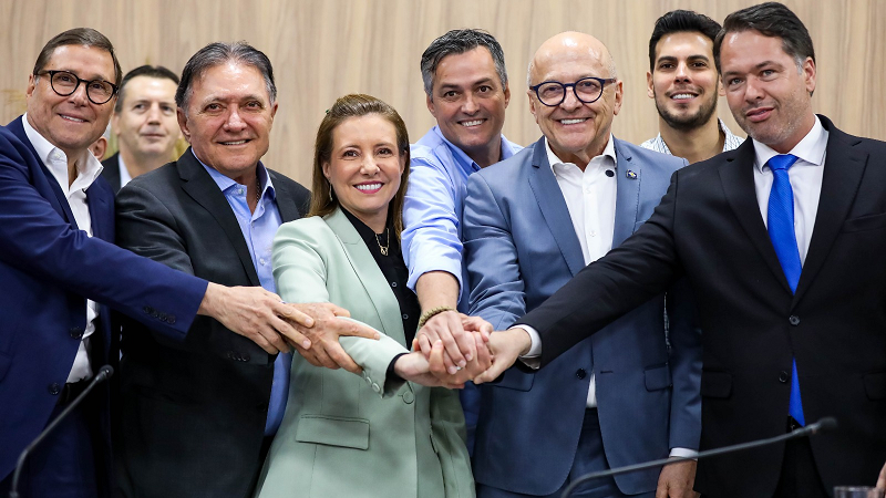 ALIANÇA PELA ÁGUA: Governo, Ministério Público, TCE e Prefeitura firmam TAC para resolver problema da água em Várzea Grande
