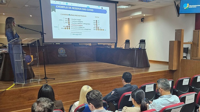 TRE-MT oferece treinamento sobre sistema de cotas no horário eleitoral gratuito