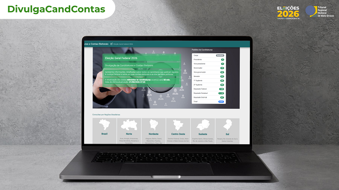 DivulgaCandContas reúne informações gerais sobre candidaturas às Eleições 2026