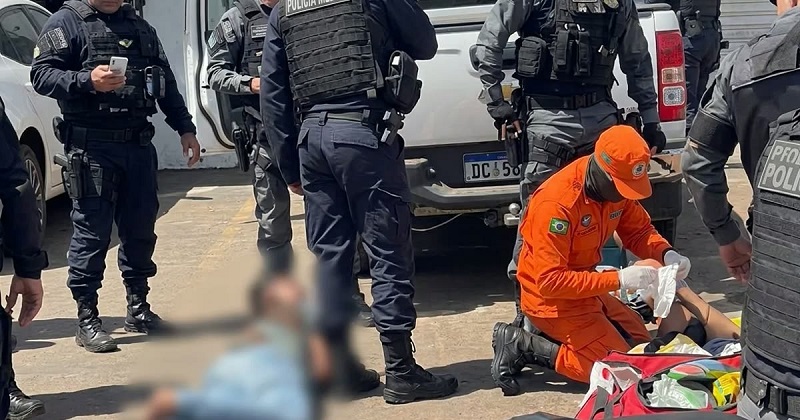 UM MORTO: PM troca tiros com assaltantes na avenida da FEB e impede assalto a loja de tintas