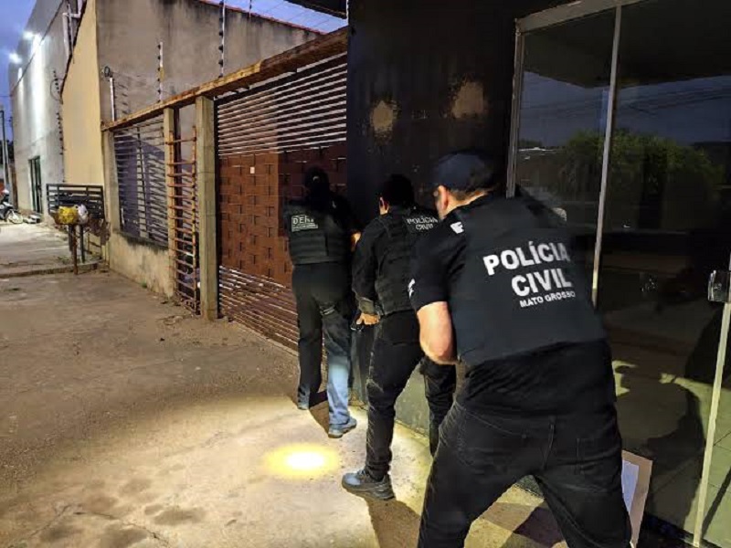 OPERAÇÃO PELE DE CORDEIRO – Polícia Civil cumpre 12 ordens judiciais contra investigados por roubo a residência em Cuiabá