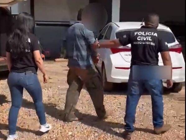 FEMINÍCIDIO: preso pela Polícia Civíl homem que matou esposa na frente dos filhos em Mato Grosso