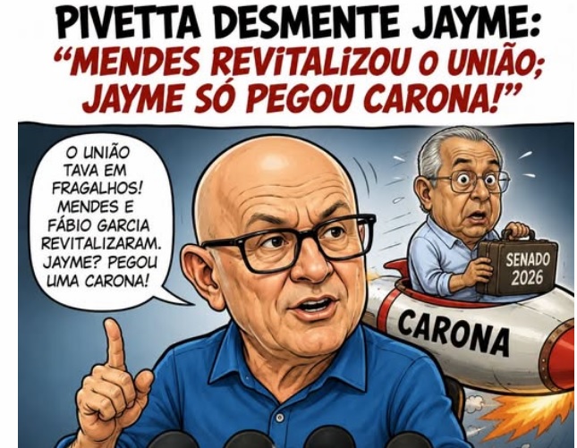 Governador Pivetta rebate Jayme Campos em projeto politico