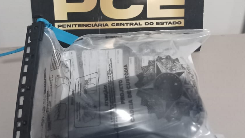 REVISTA EM UNIDADE PRISIONAL – Visitante é flagrada com drogas durante revista na Penitenciária Central