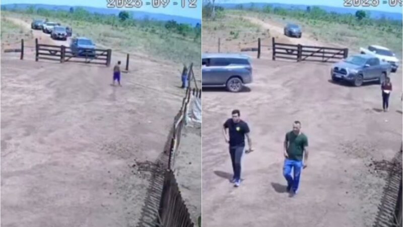 EM FLAGRANTE – Força Tática prende oito invasores de terra e apreende armas de fogo em Planalto da Serra
