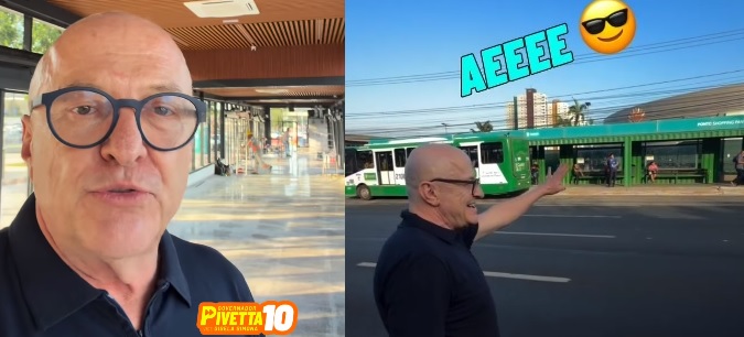 Otaviano Pivetta visita futura estação do BRT: “Antes era só promessa logo será conforto”