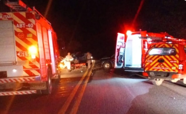 NA BR-070 – Corpo de Bombeiros resgata criança de 5 anos ferida em colisão em Campo Verde