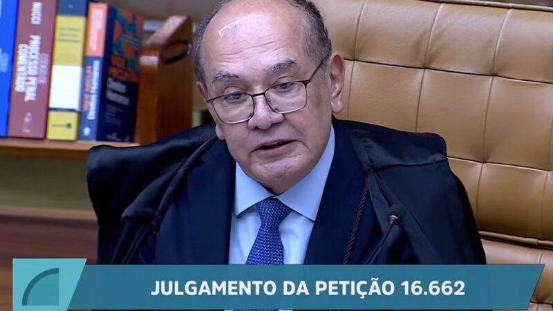 “Até a máfia tem ética”, diz Gilmar sobre condução de Mendonça no STF