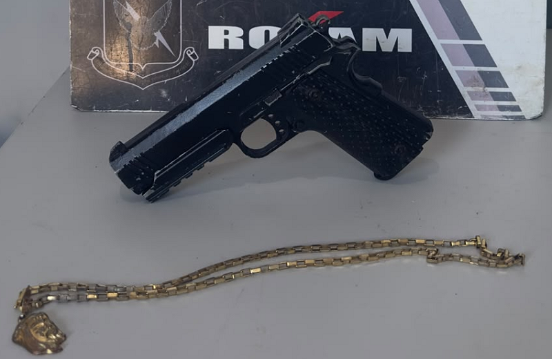 EM CUIABÁ – Rotam prende dois homens e apreende armas de fogo após assalto em farmácia