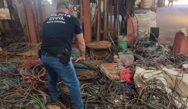 *Polícia Civil prende investigado por furtos de cabos de energia em Várzea Grande*