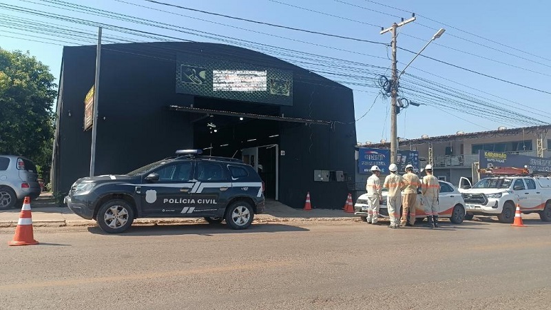 Policia fiscalizou12 estabelecimento em Várzea Grande ao combate furto de energia
