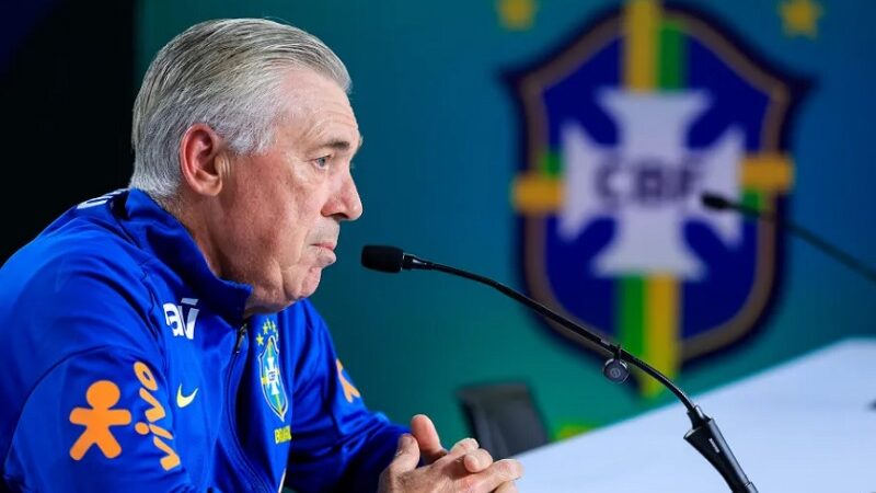 Carlo Ancelotti convoca seleção para amistosos contra Japão e Singapura