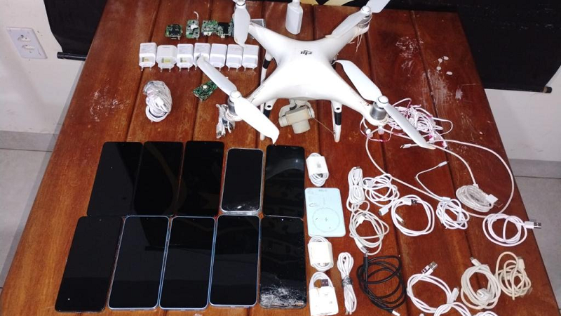 SEGURANÇA PRISIONAL – Operação na penitenciária de Rondonópolis resulta na apreensão de drone e materiais ilícitos