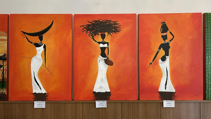 Exposição no Cine Teatro Cuiabá destaca a arte como instrumento de ressocialização