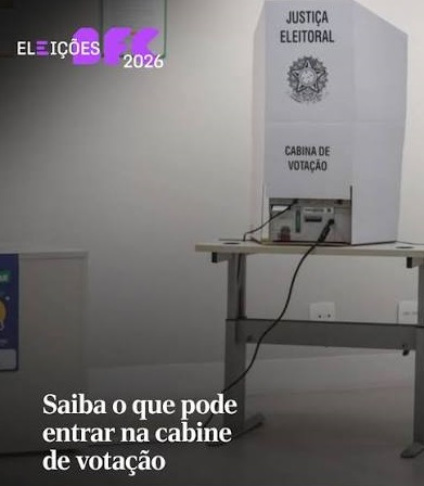 Justiça Eleitoral informa “proibido uso de aparelho celular nas cabines de votação”
